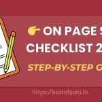 On Page SEO Checklist 2026 Guide