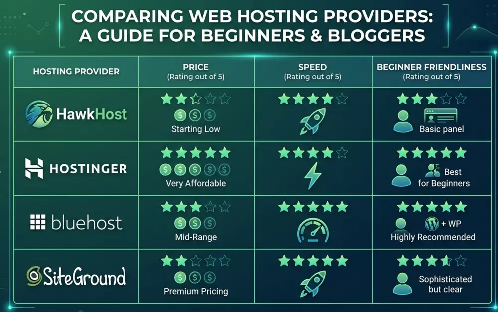 How to Choose Web Hosting in India - comparing best web hosting providers