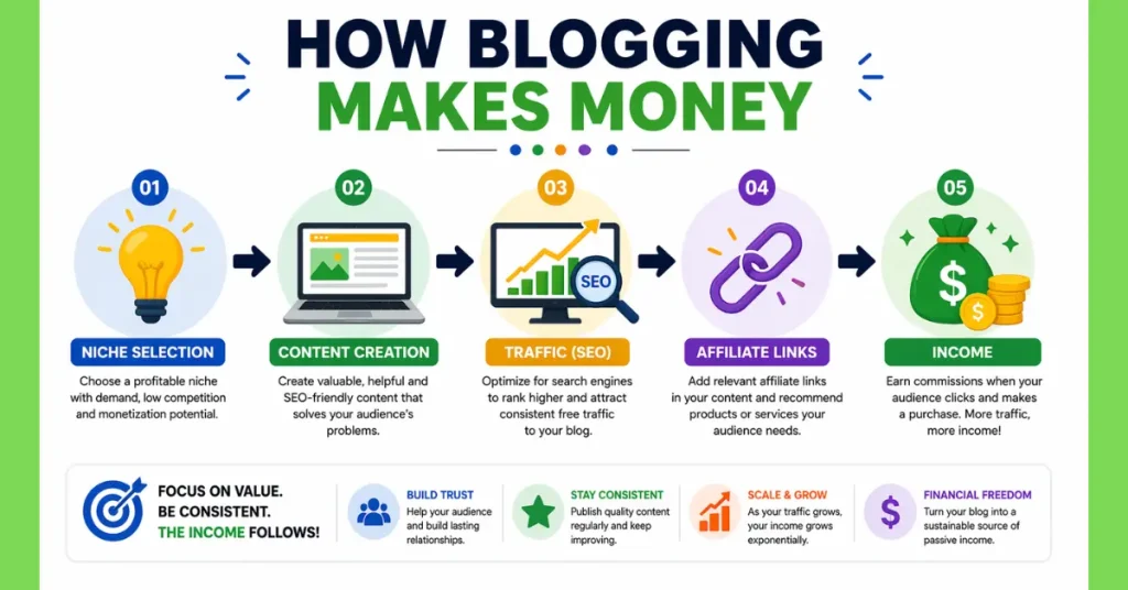 Top Blogging Niches in 2026 - best blogging niches that makes money