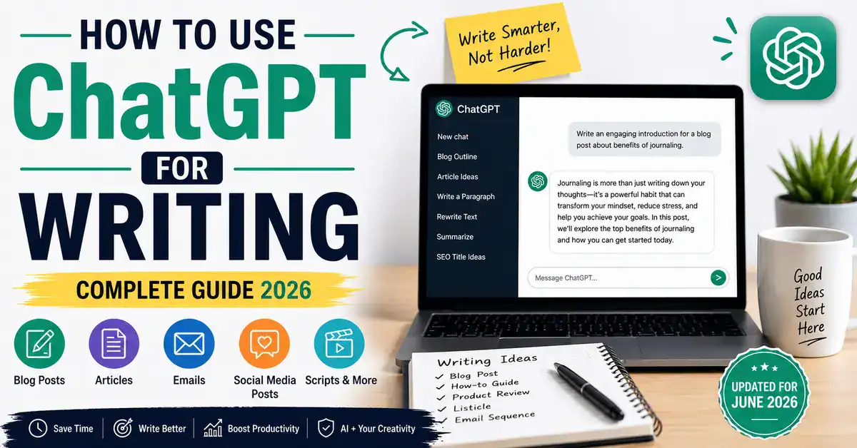 How to Use ChatGPT for Writing (Complete Guide 2026)