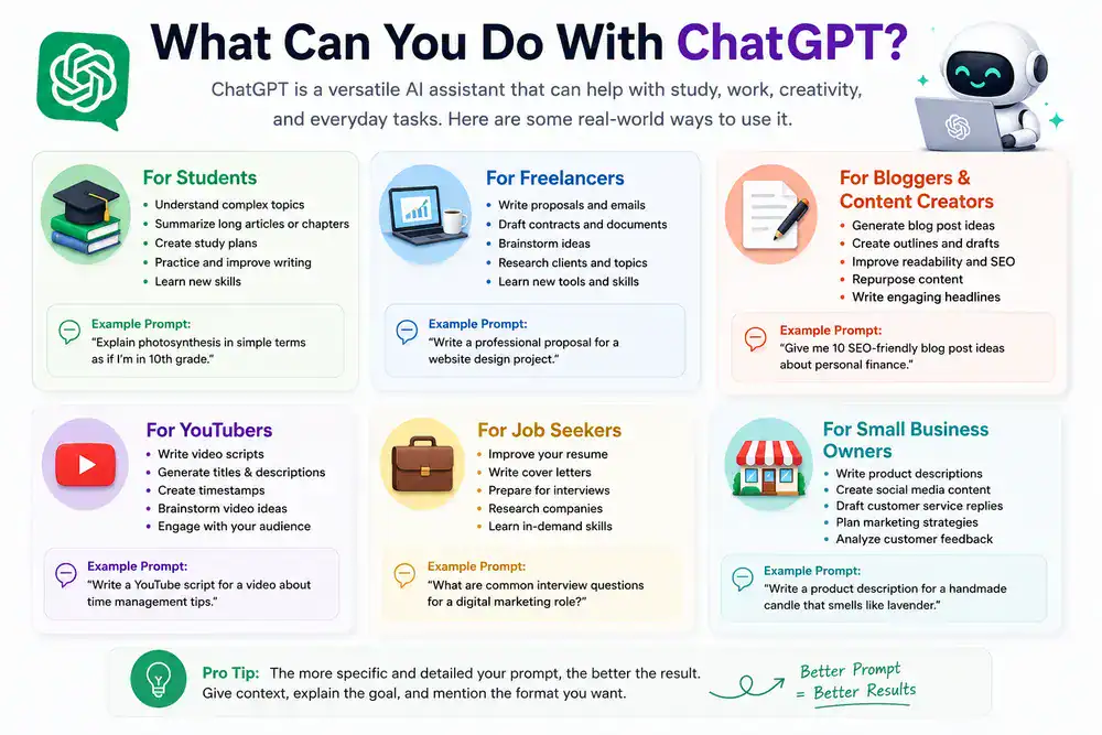 What can you do with ChatGPT