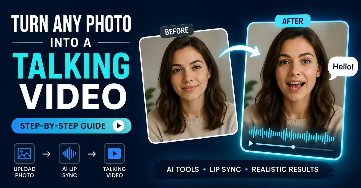 turn any photo into a talking video with free AI lip sync