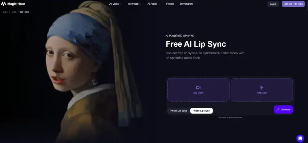 Magic Hour Free AI Lip Sync
