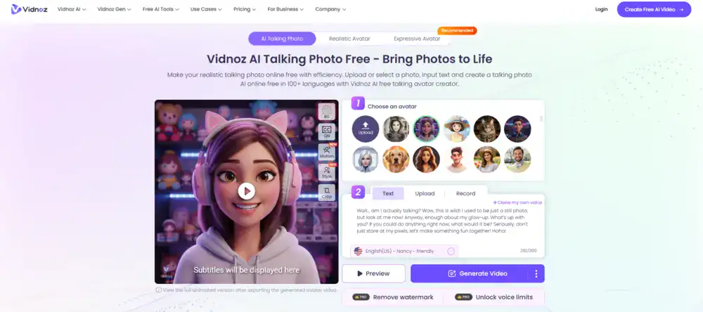 browser-based AI video platform