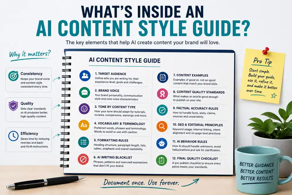 What Should an AI Content Style Guide Include